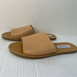 New Steve Madden Grace Slide Sandal Tan size 7.5
